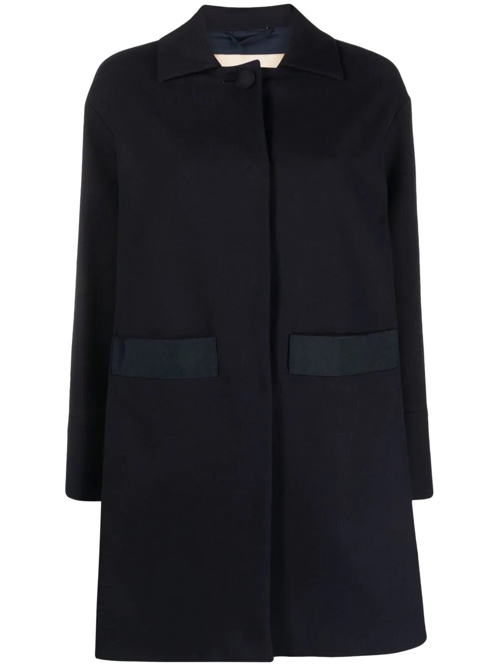 Herno Audry Coat In Blu