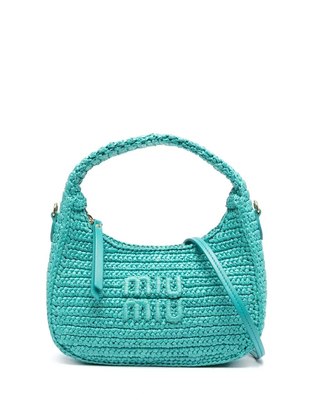 Miu Miu Crochet Bag In Green | ModeSens