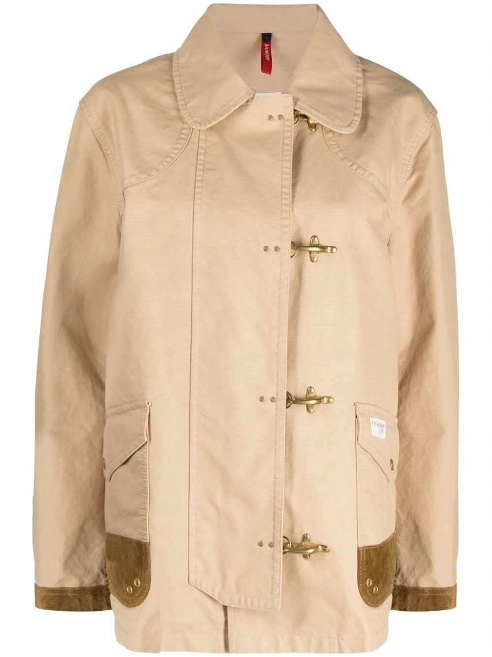 Fay Caban Four Hooks In Beige