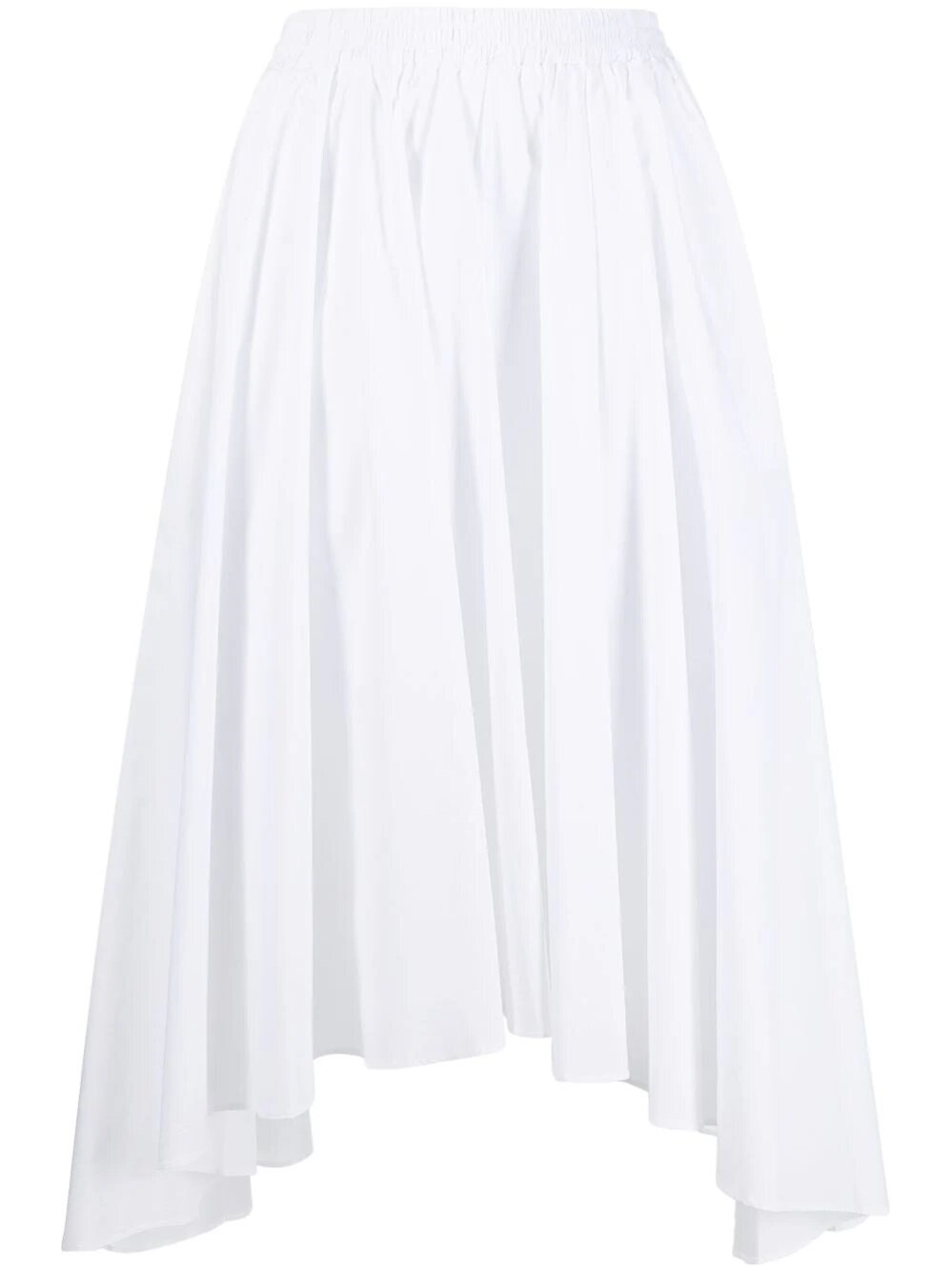 Michael Kors Asymmetrical Skirt In White