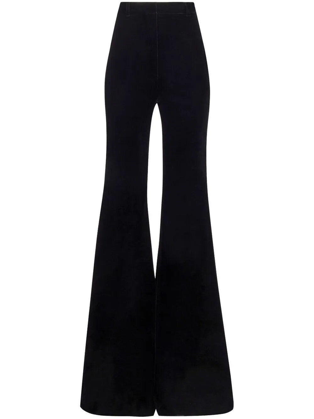 Nina Ricci Velvet Trousers In Black