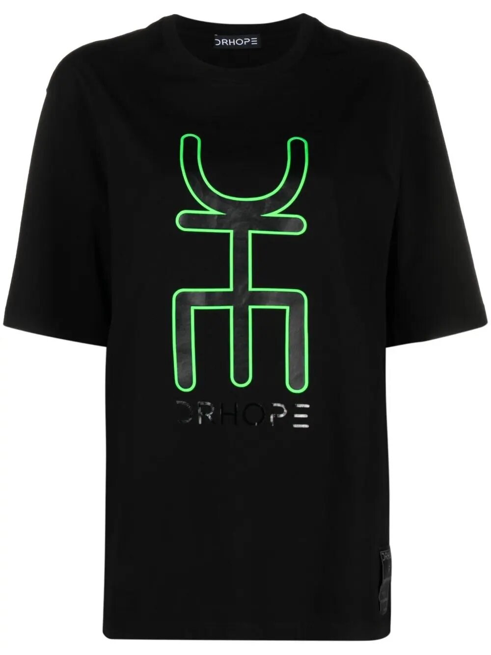 Drhope Logo-print Cotton T-shirt In Black  