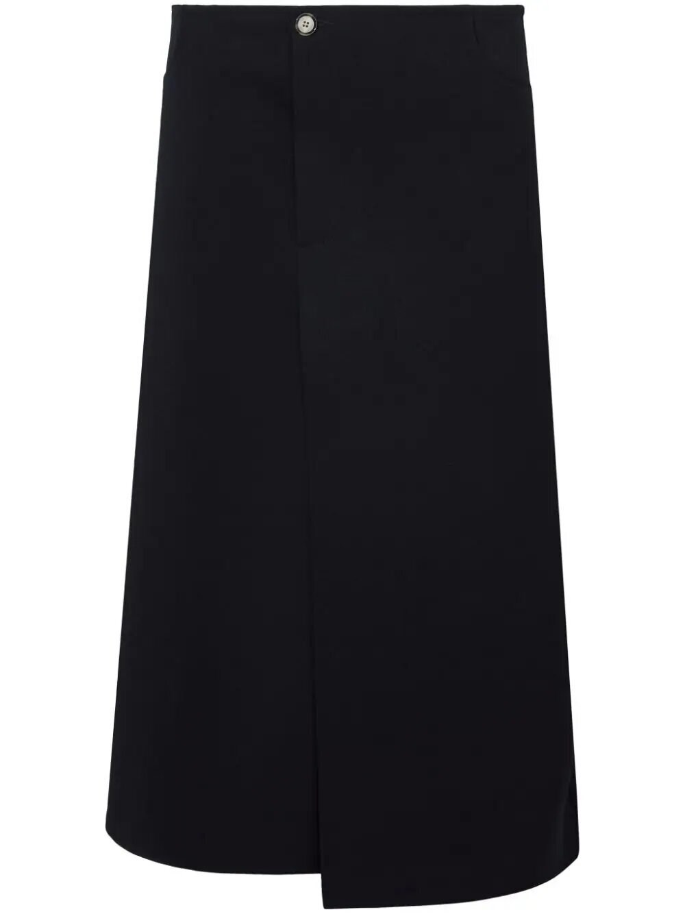 Shop Proenza Schouler Wool Twill Skirt In Black