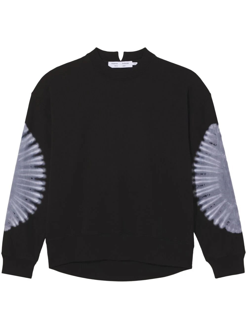 Shop Proenza Schouler White Label Ring Tie Dye Sweatshirt In Black  