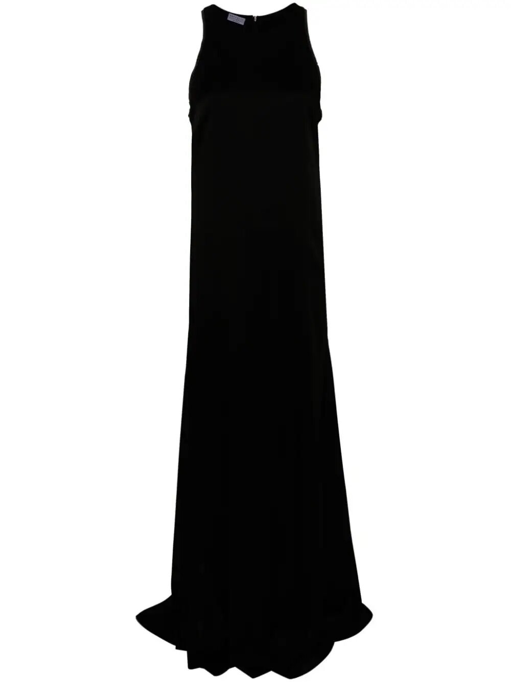 Shop Brunello Cucinelli Gown Dress In Black  