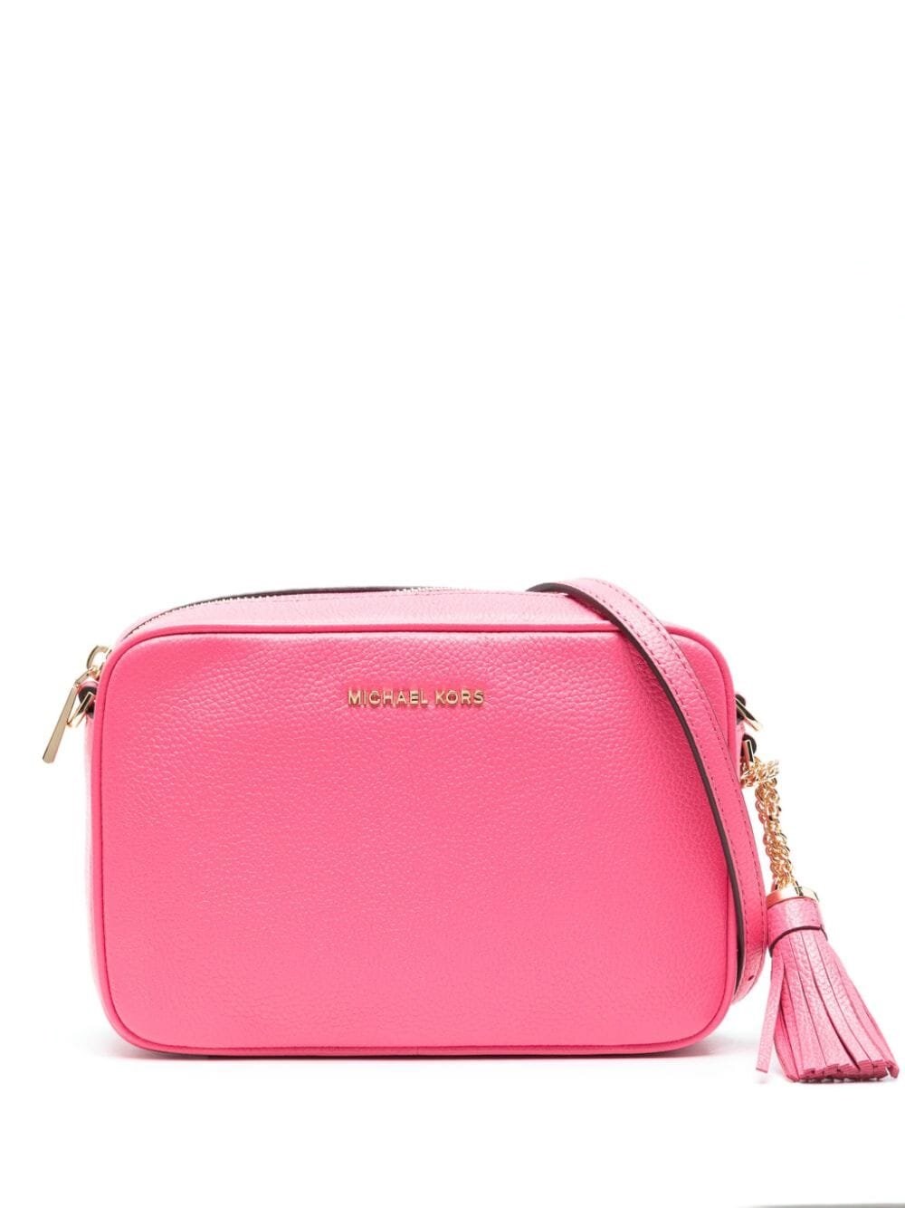 Shop Michael Kors Ginny Shoulder Bag In Pink