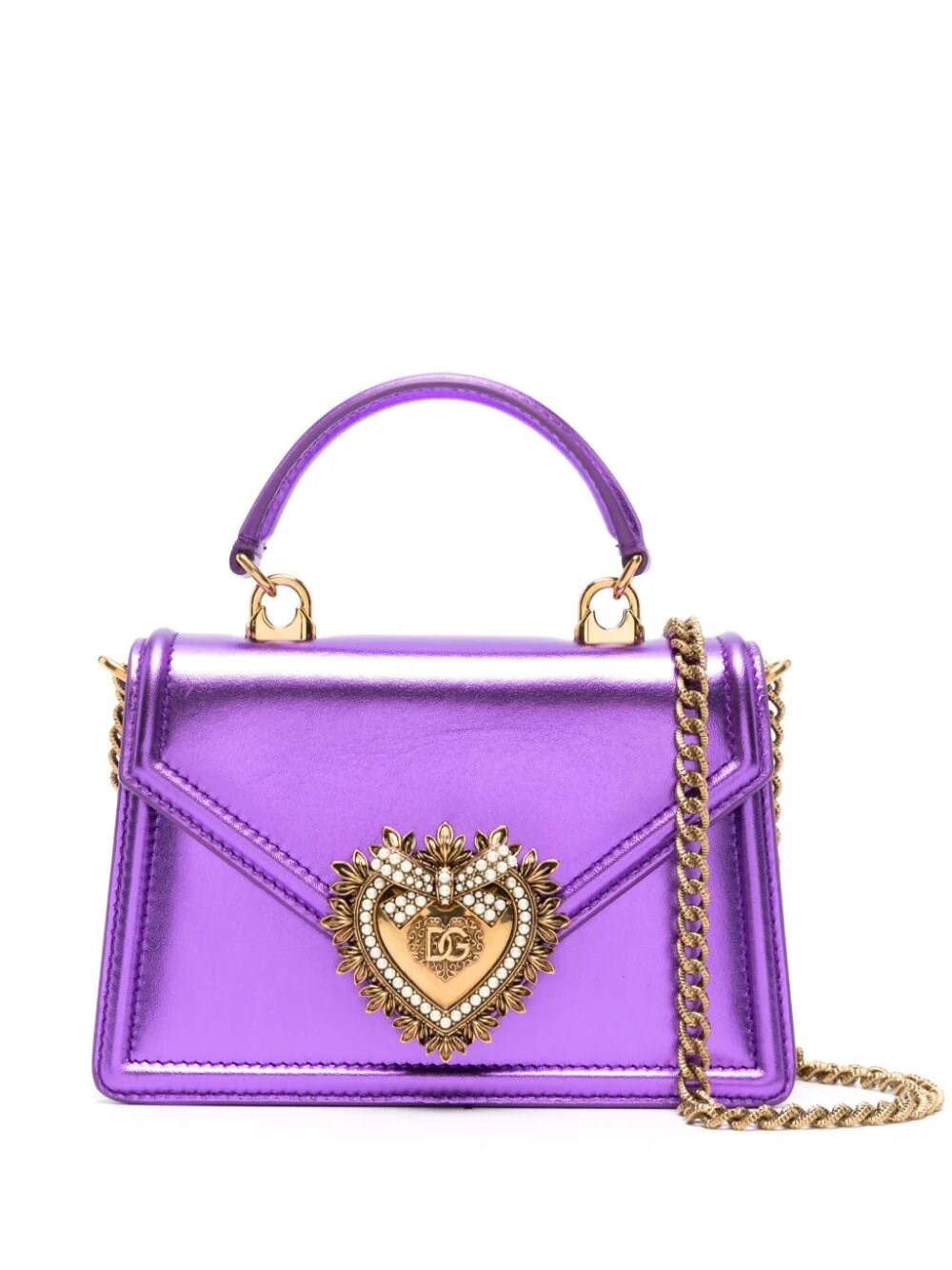 Shop Dolce & Gabbana Mini Devotion In Purple