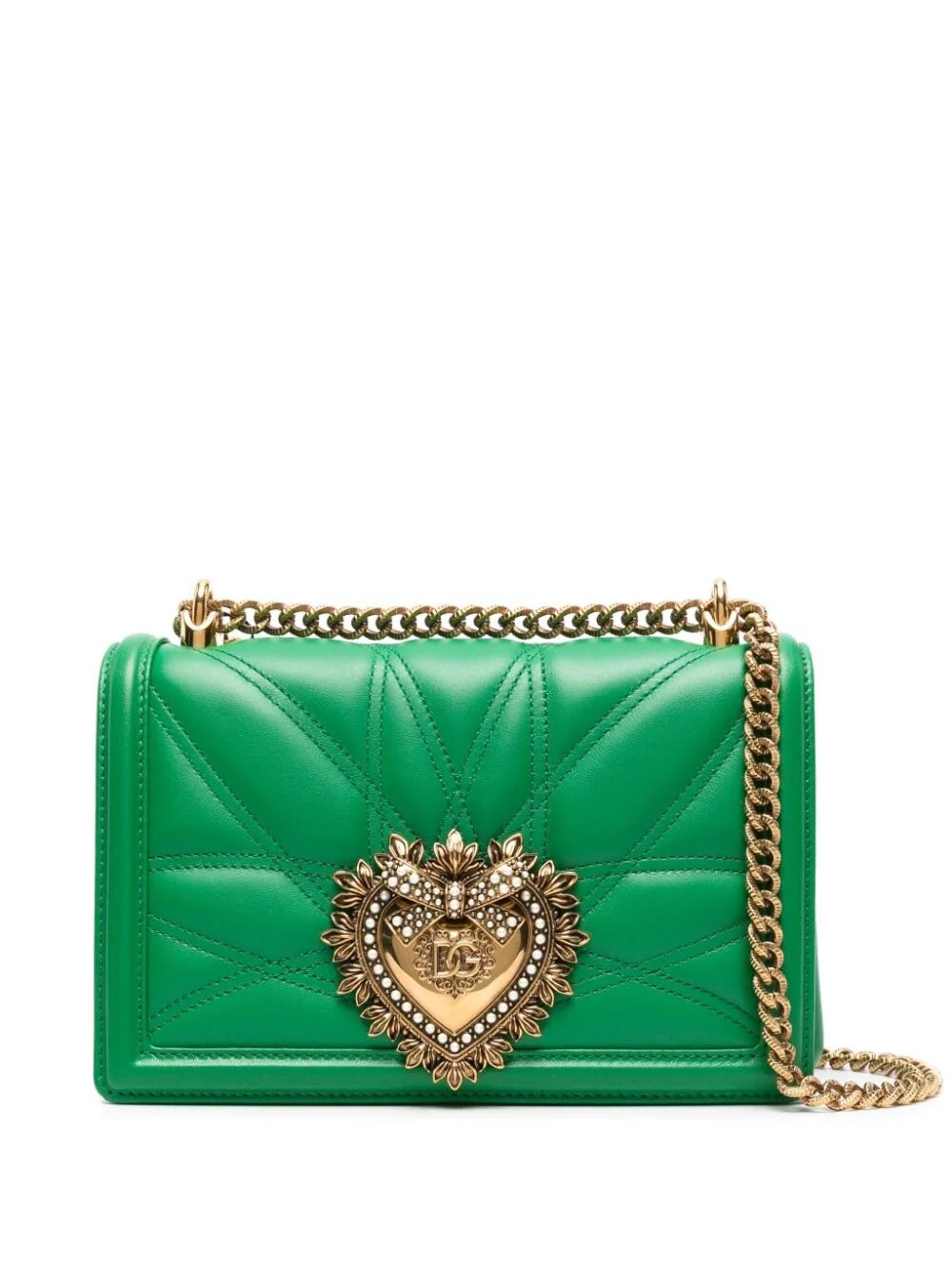 Shop Dolce & Gabbana Devotion In Green