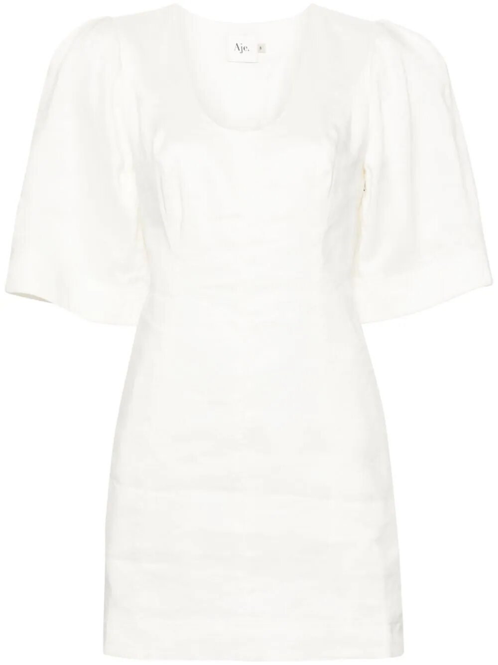 Aje Hunter Twisted Mini Dress In White
