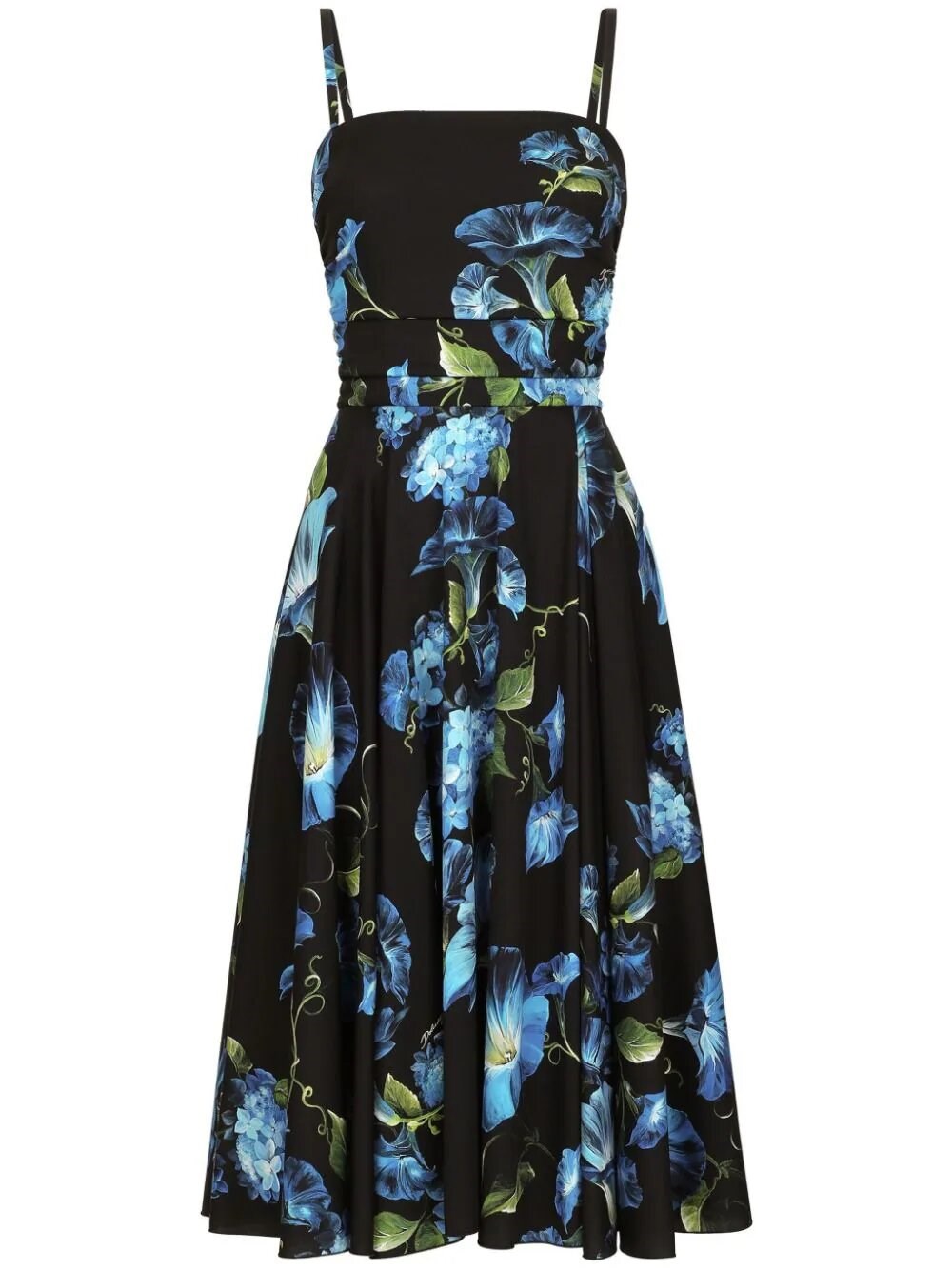 Shop Dolce & Gabbana Bluebells Print Dress