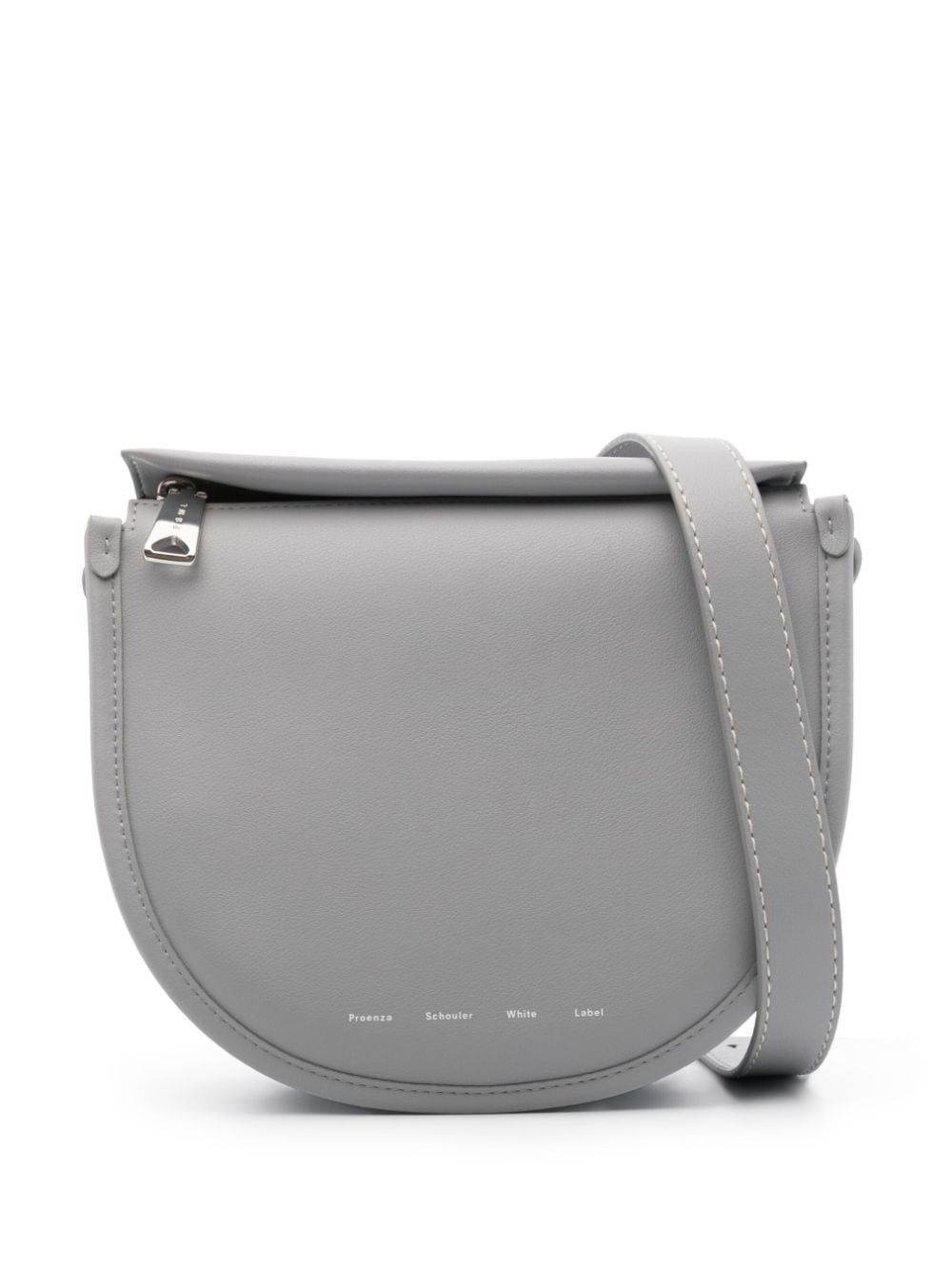 Proenza Schouler White Label Medium Baxter Leather Bag In Gray