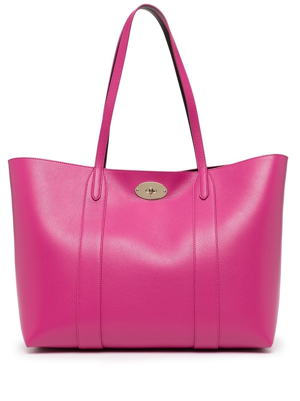 Shop Mulberry Bayswater Tote In Fuchsia