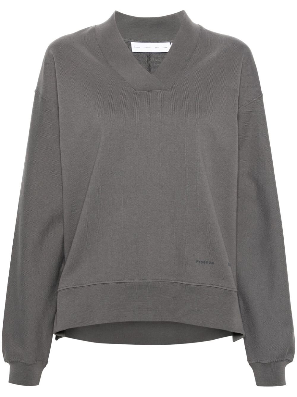 Proenza Schouler White Label Olivia Sweatshirt In Grey