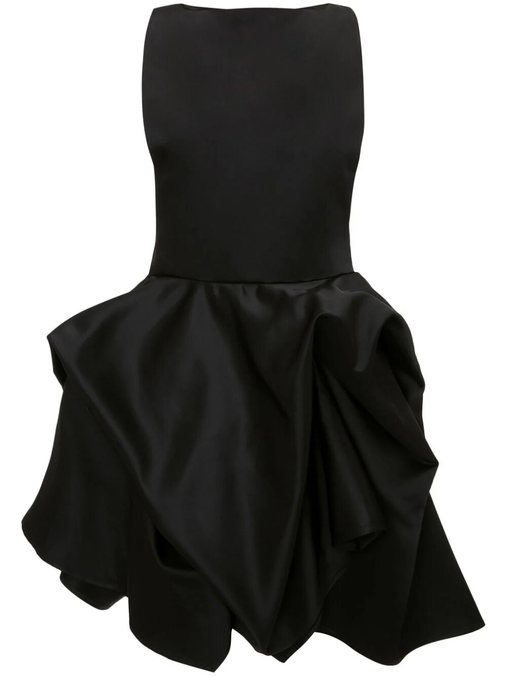 Shop Jw Anderson Peplum Dress In Black  