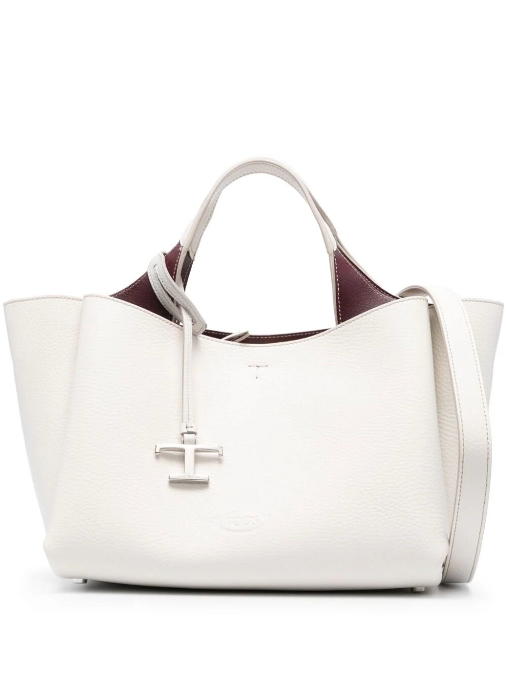 Tod's Bag In Leather Mini In White