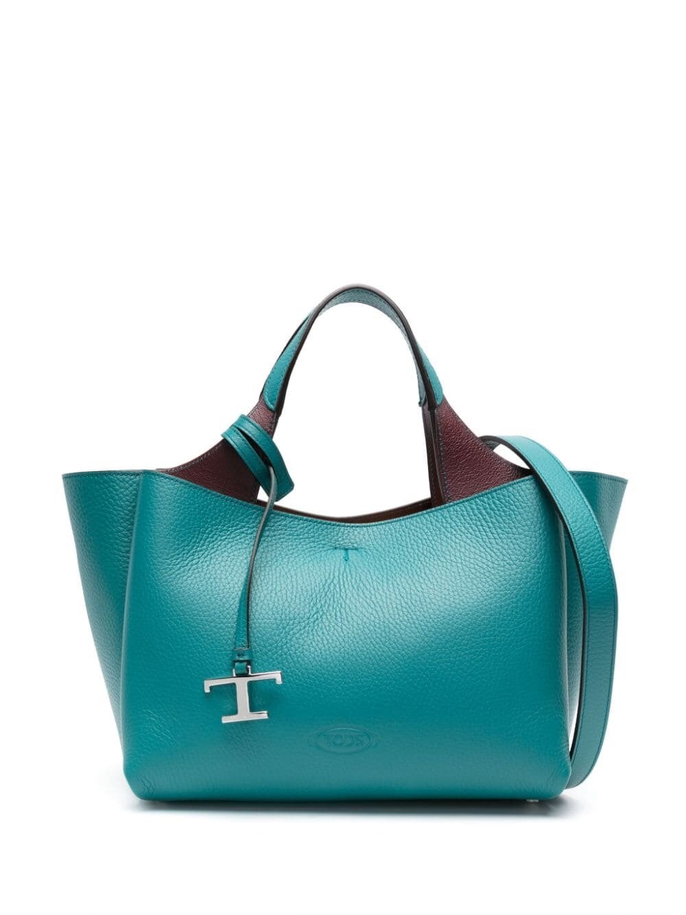 Tod's Bag In Leather Mini In Light Blue