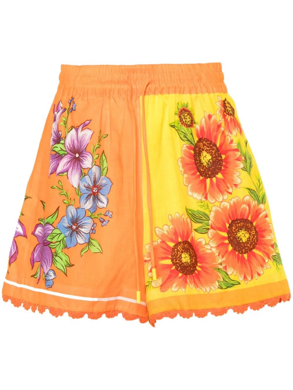 Shop Alemais Jude Shorts In Orange