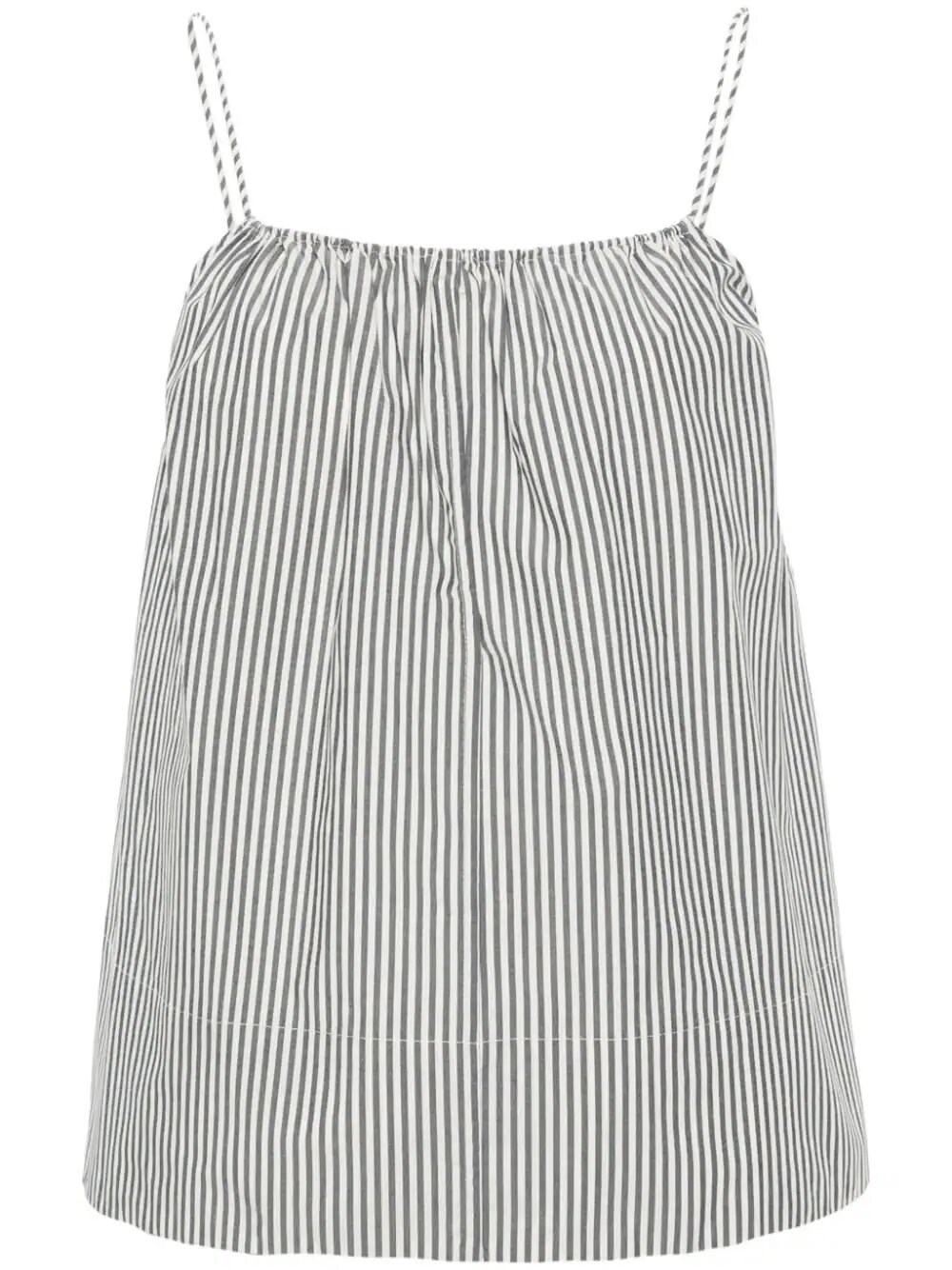 By Malene Birger Leonnes Striped Top In White