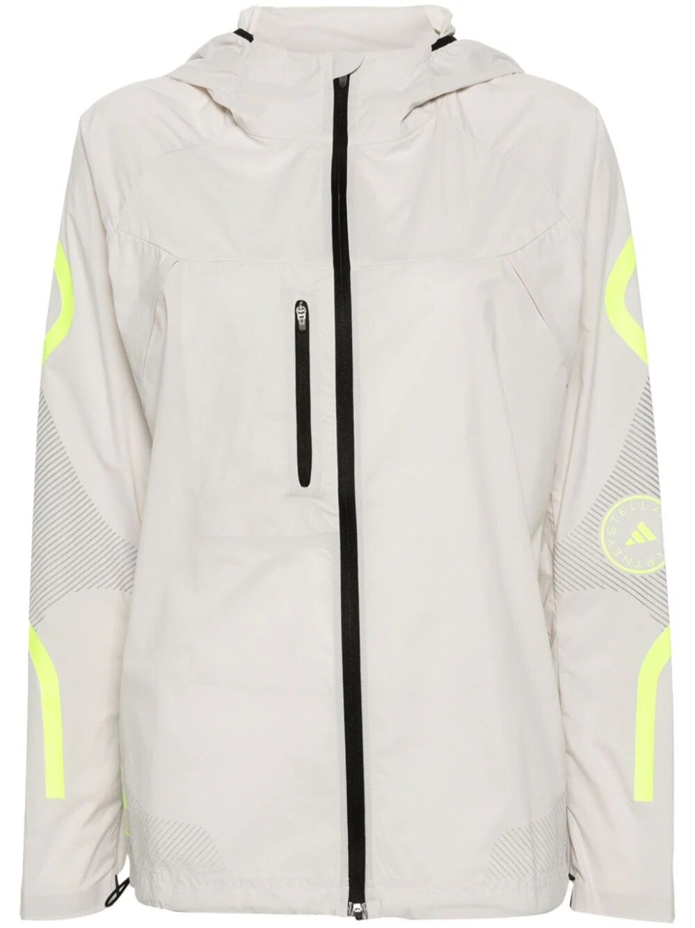 Adidas By Stella Mccartney Truepace Jacket In Gray