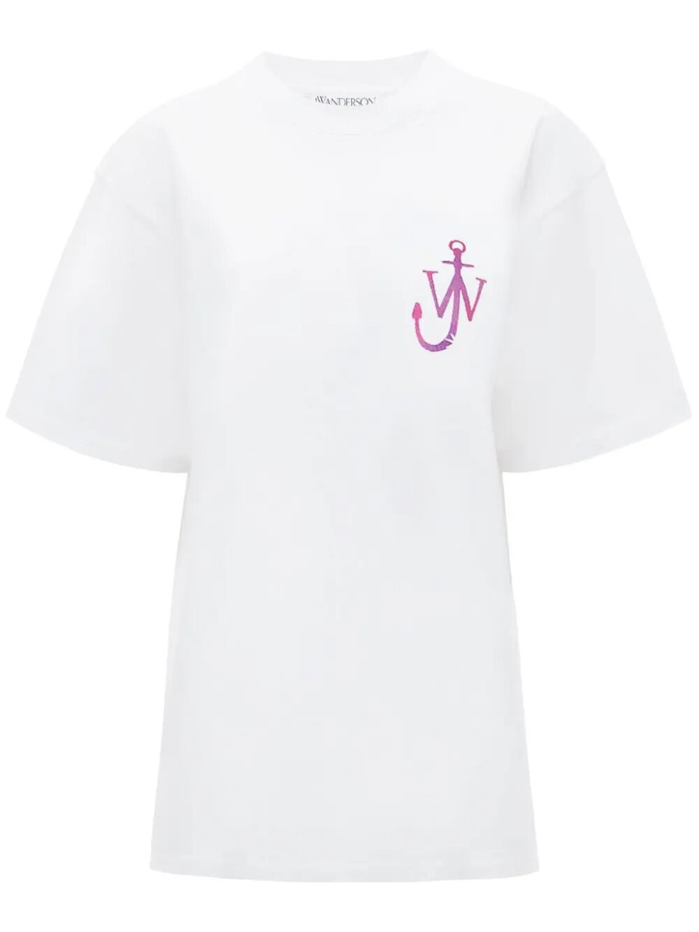 Shop Jw Anderson Sweet Anchor T-shirt In White