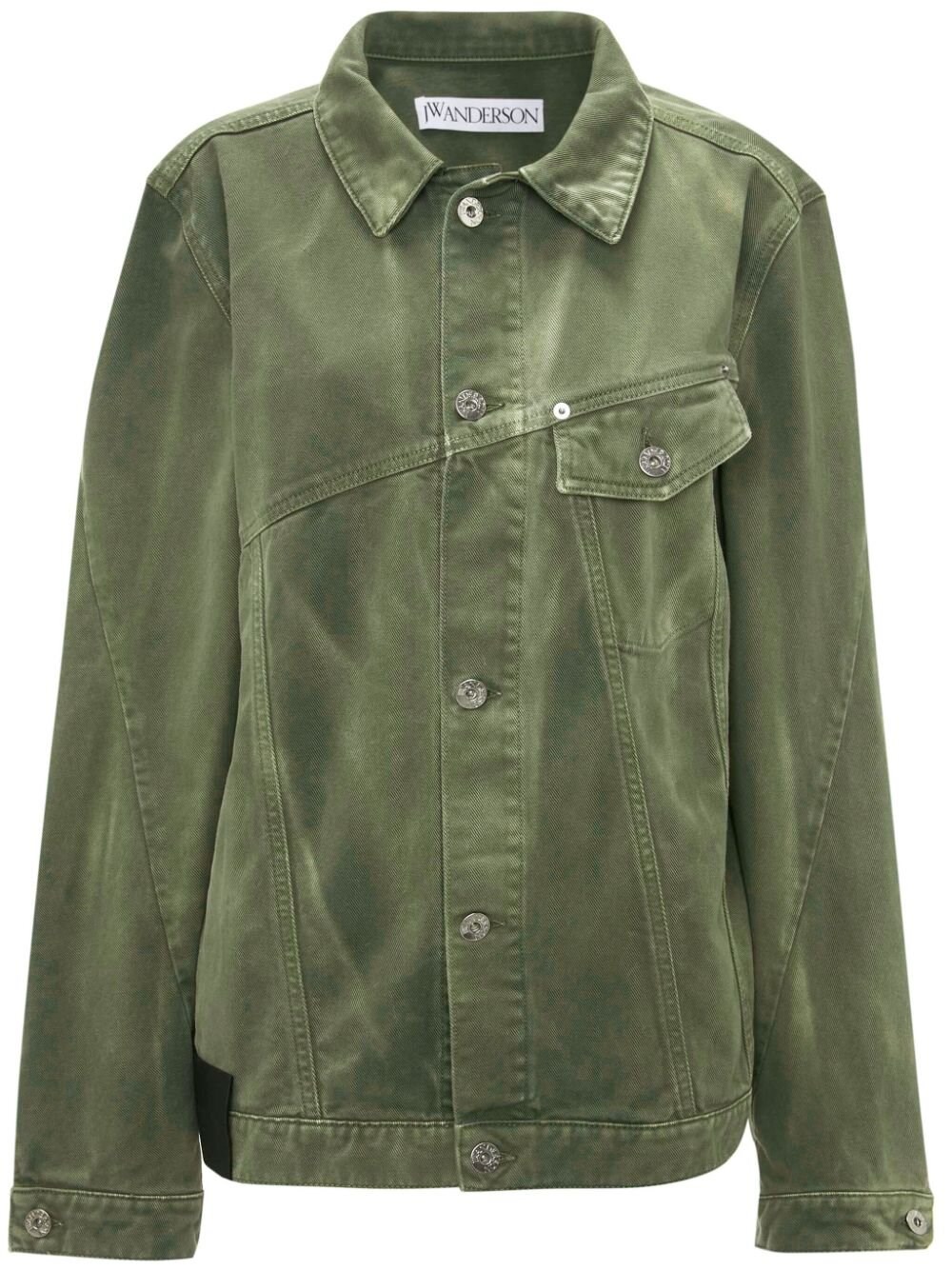 Shop Jw Anderson Twisted Jacket In Green