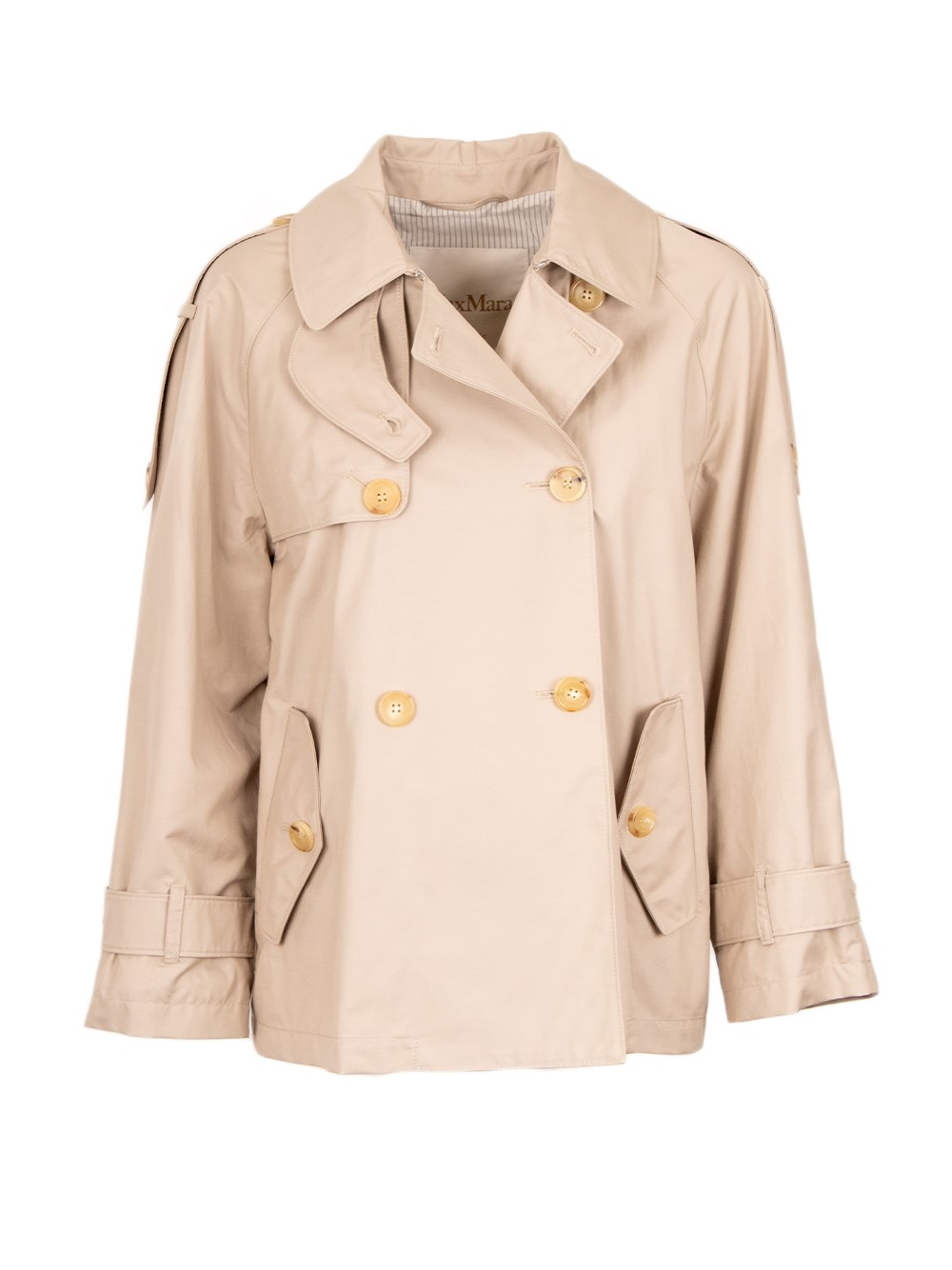 Max Mara The Cube D Trench In Gray
