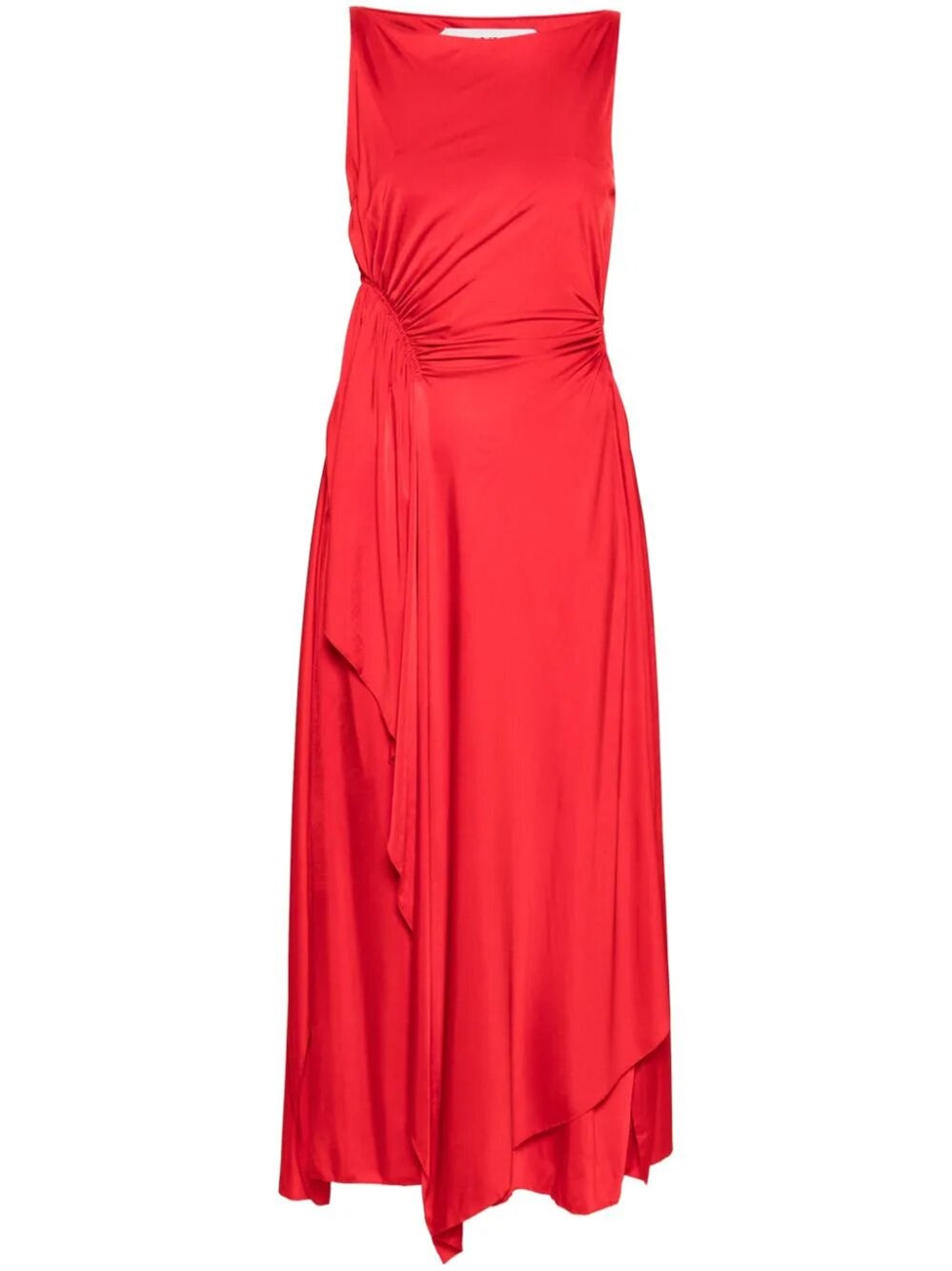 Shop Lanvin Jersey Dress In Red