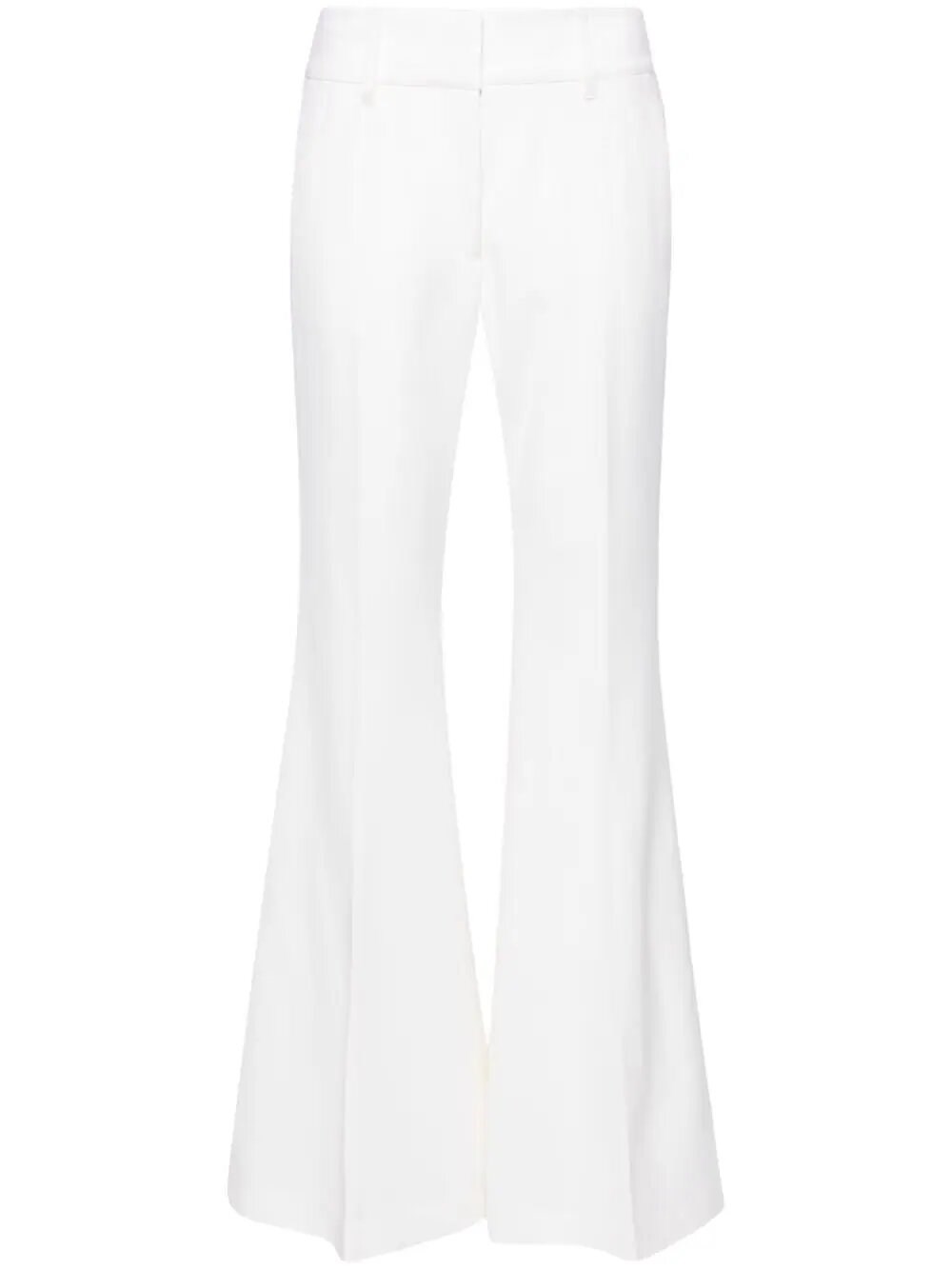 Gabriela Hearst Rhein Flared Tailored Trousers In White