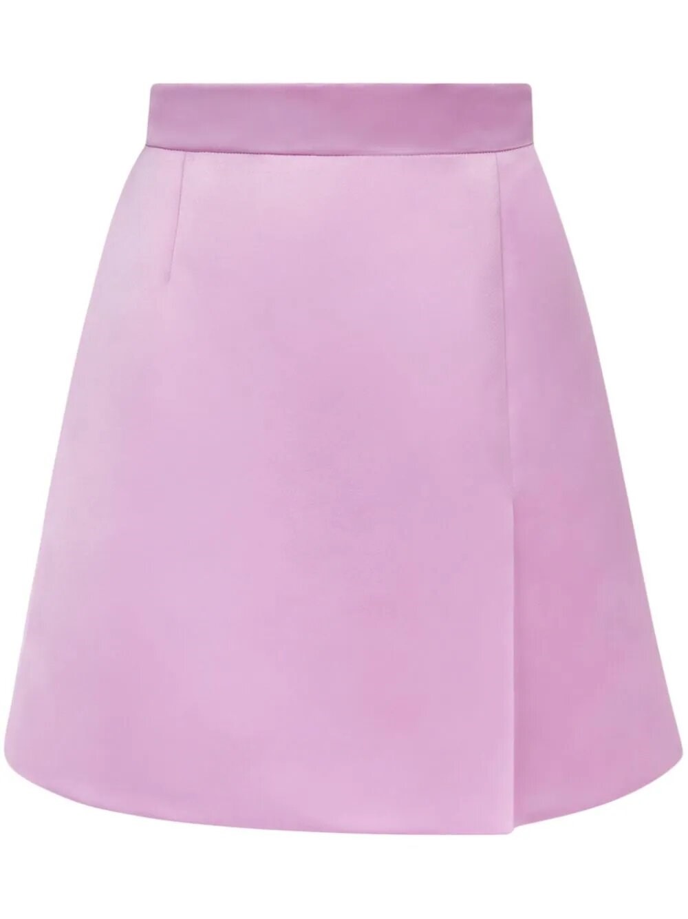 Shop Nina Ricci Mini A-line Satin Skirt In Pink