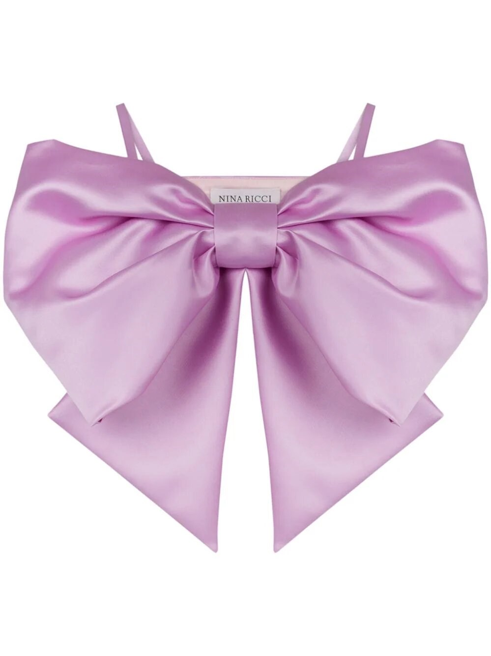Shop Nina Ricci Bow Front Top In Pink