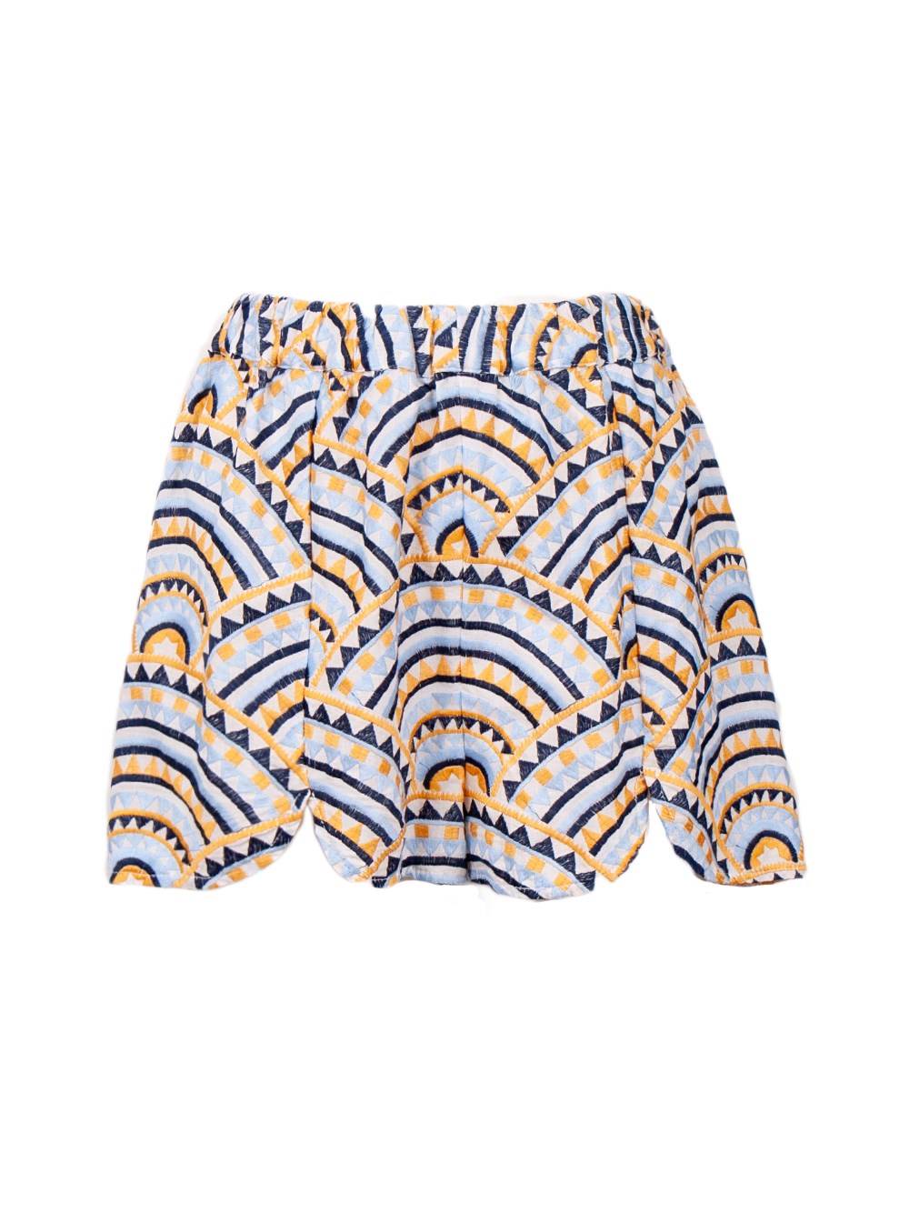 Shop Kori Embroidered Shorts In Light Blue