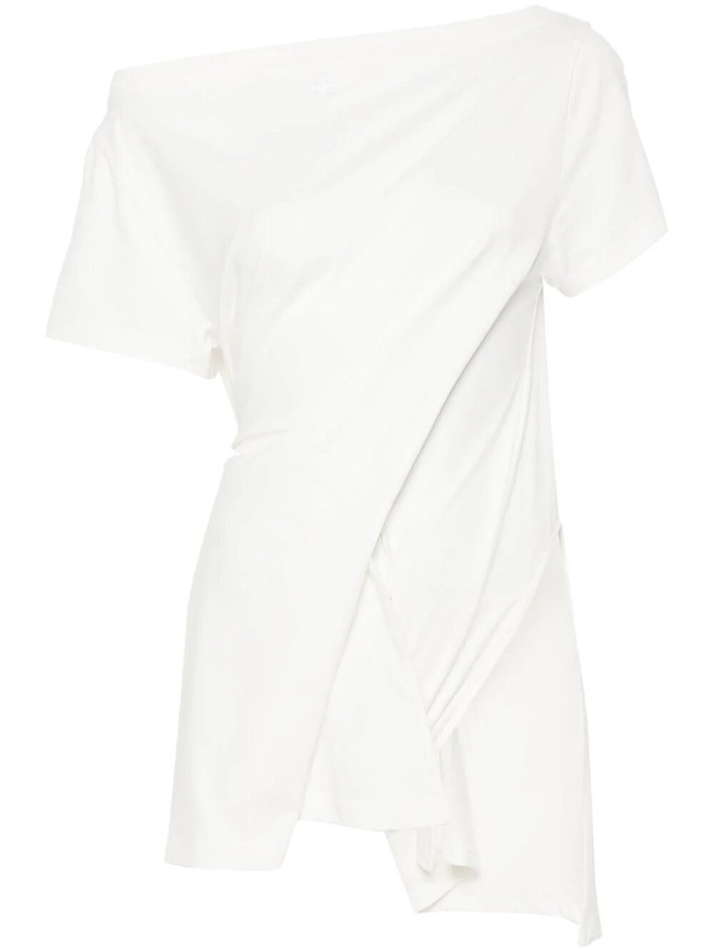 Shop Courrèges Boat Neck Body In White