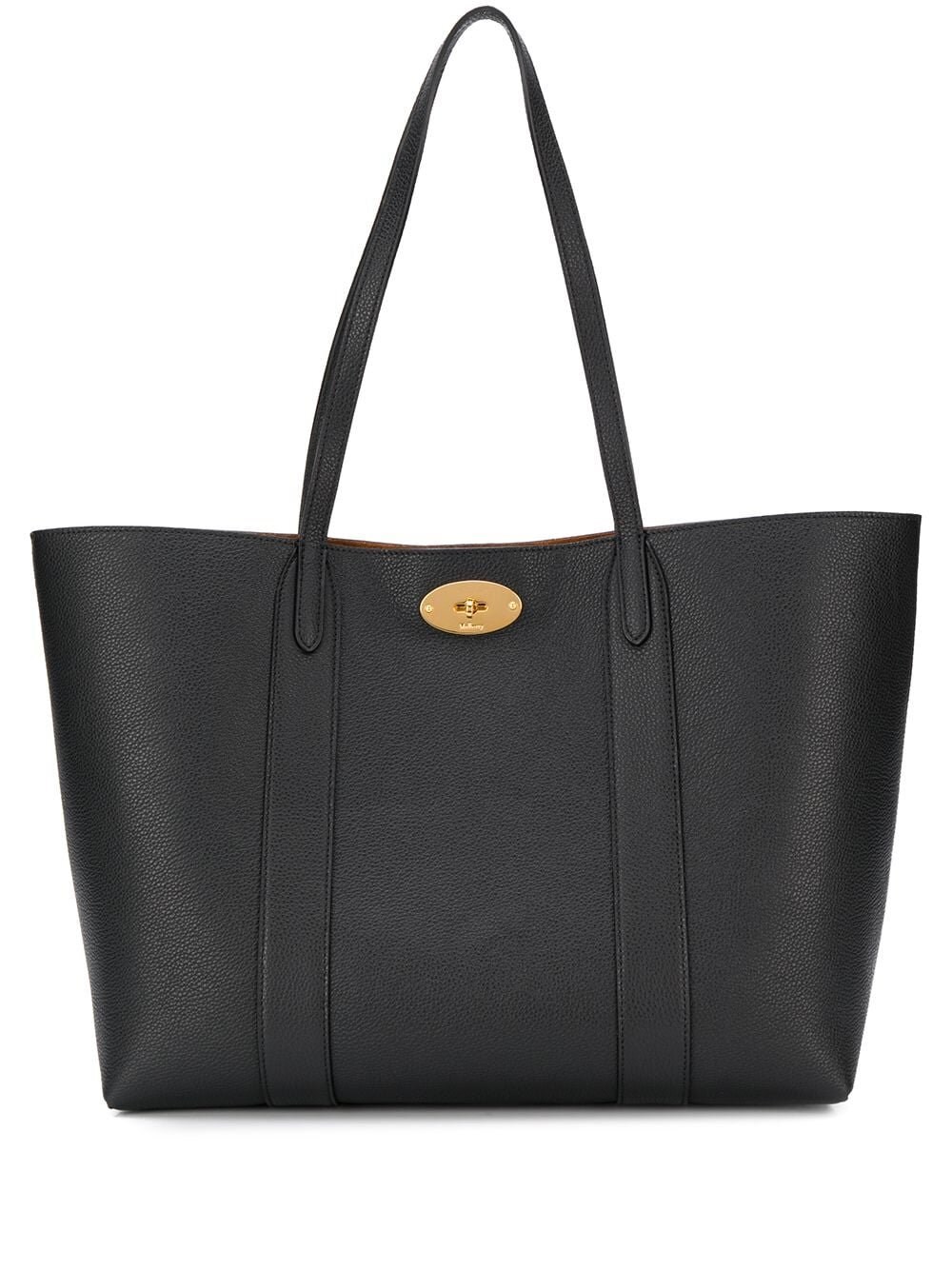 Shop Mulberry Bayswater Tote In Black  