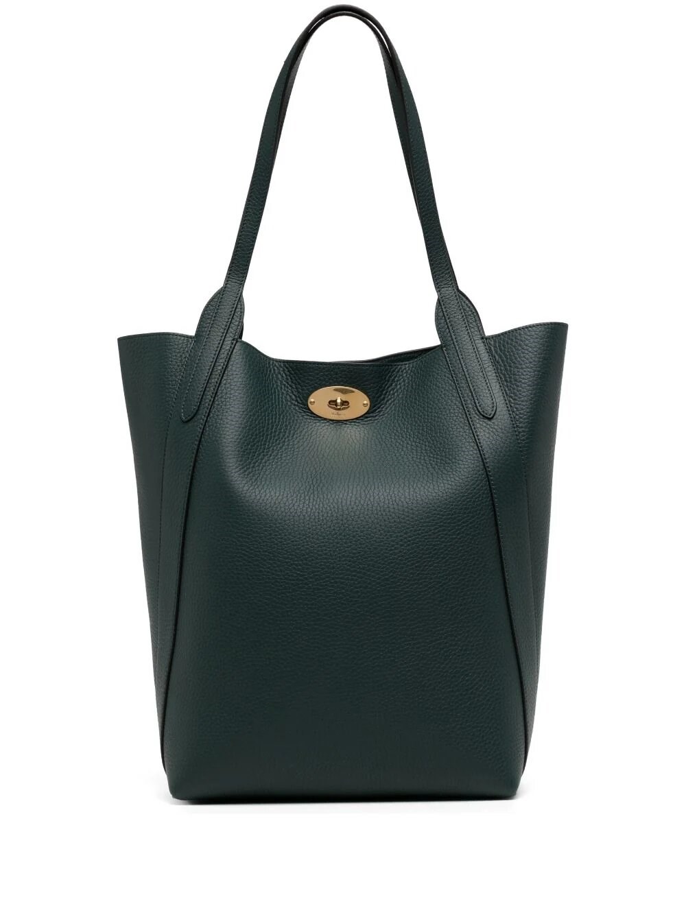 Shop Mulberry North South Bayswater Tote In Green