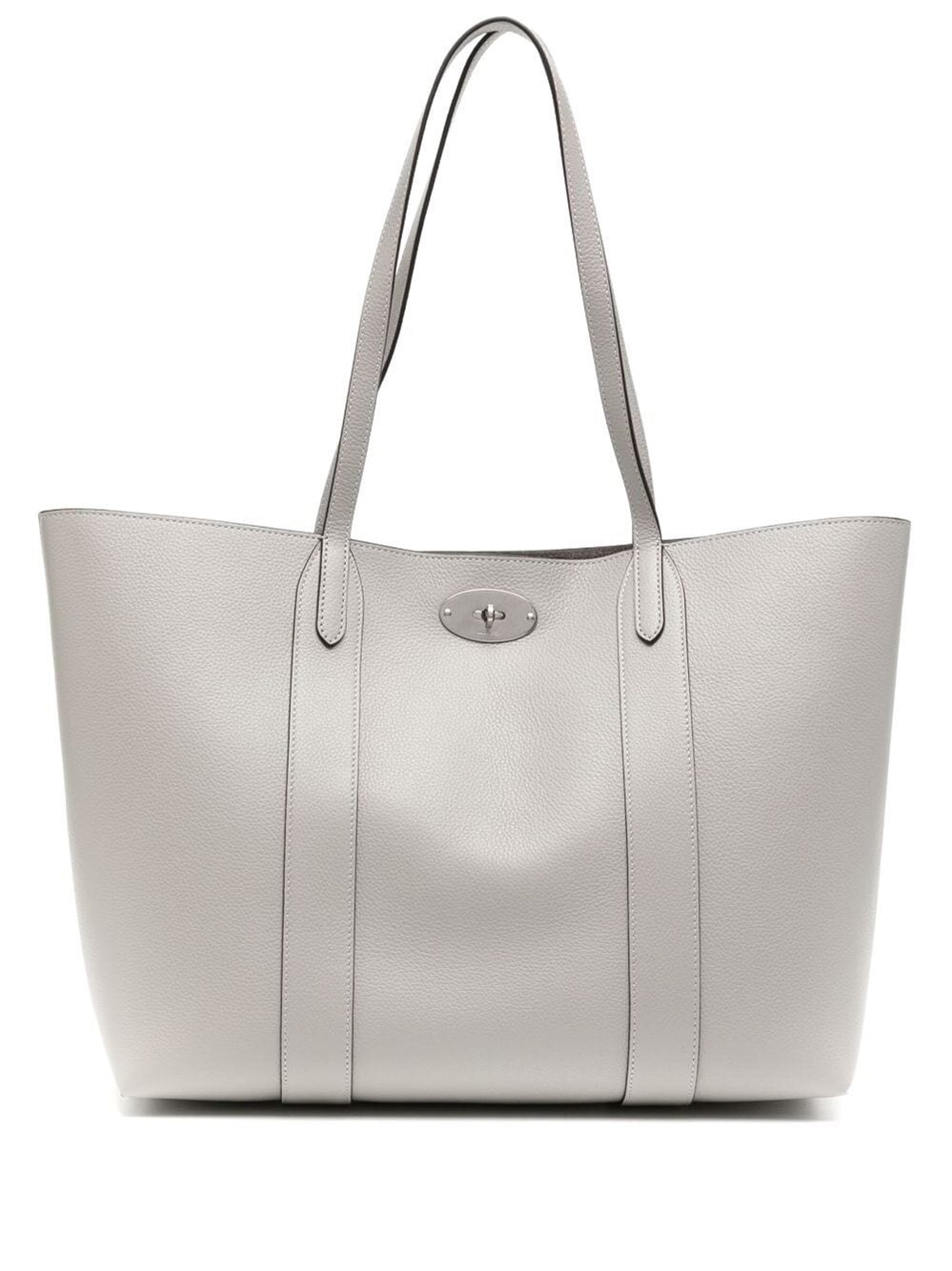Shop Mulberry Bayswater Tote In Gray
