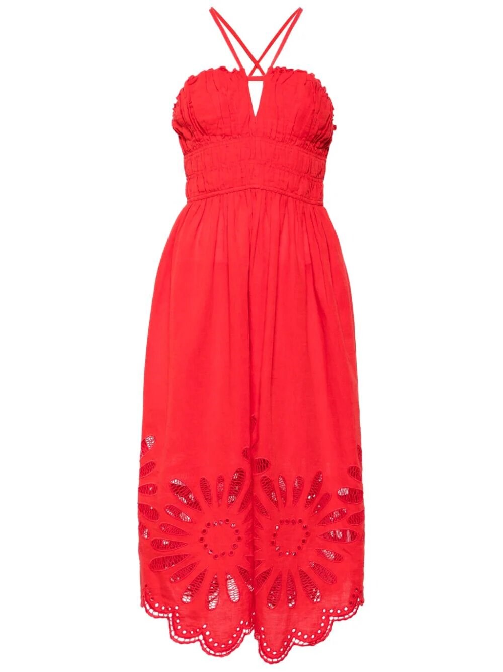 Shop Ulla Johnson Beatrice Dress In Red