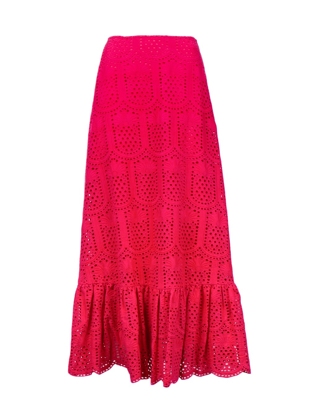 Shop Sundress Crochet Skirt In Fuchsia