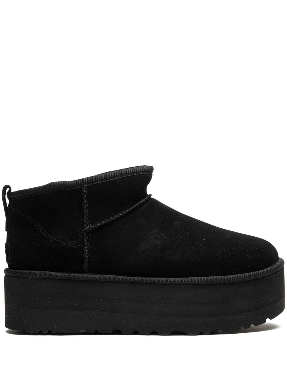 Shop Ugg Classic Ultra Mini Platform In Black  