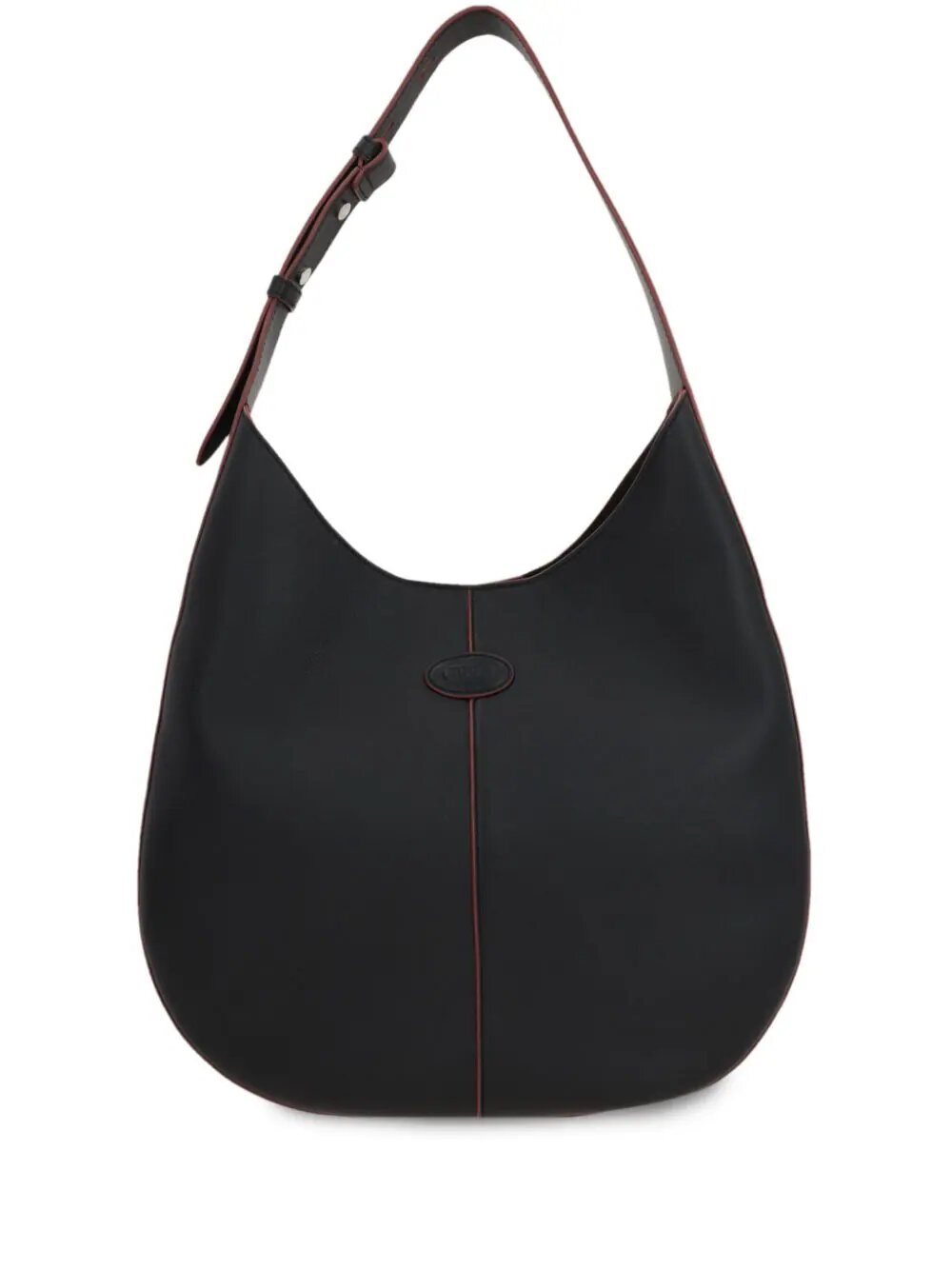 Tod's Di Bag Hobo In Leather Small In Black