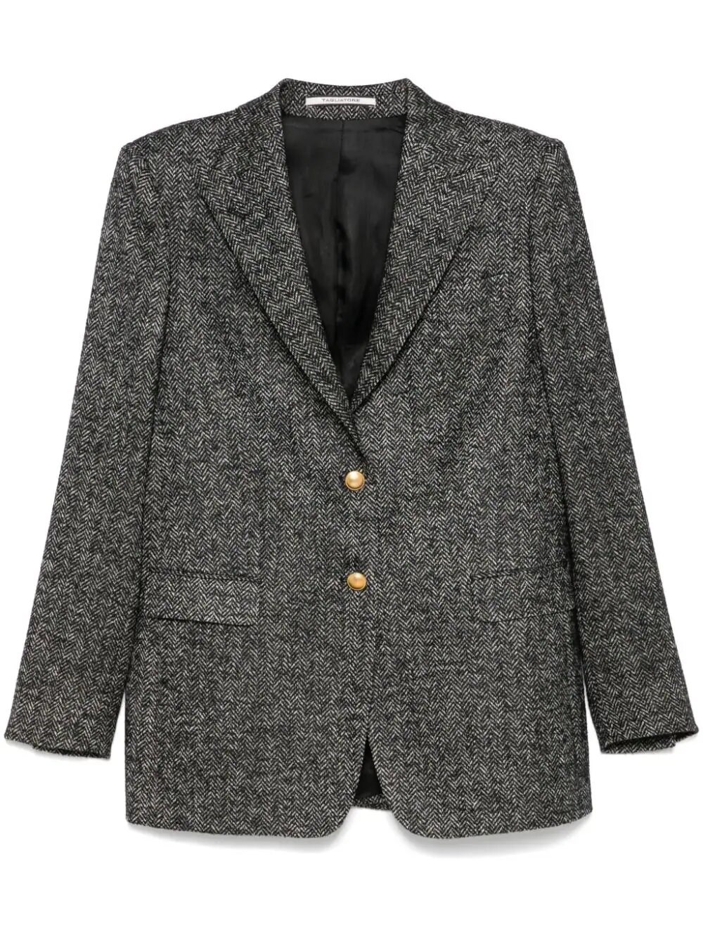 Tagliatore Bertha Blazer Peak Lapels In Black  