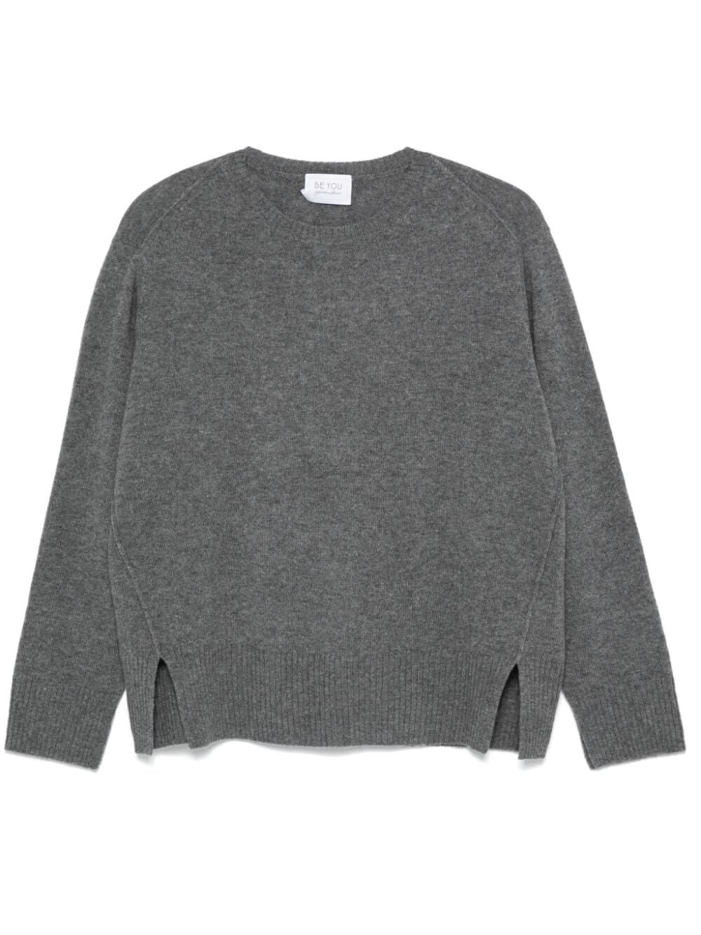 Shop Be You Crew Neck Sweater In Gray