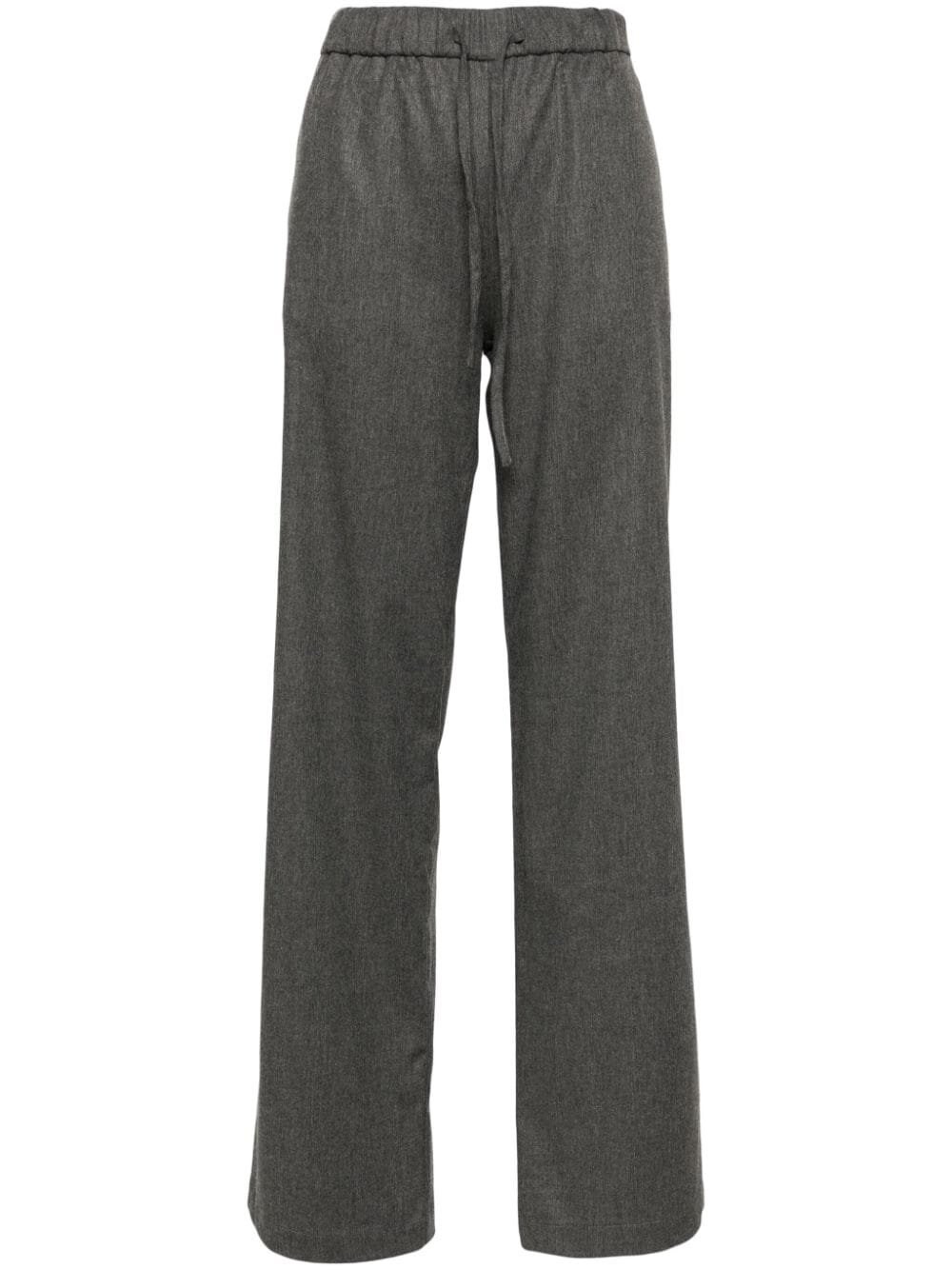 Fay Straight-leg Trousers In Gray