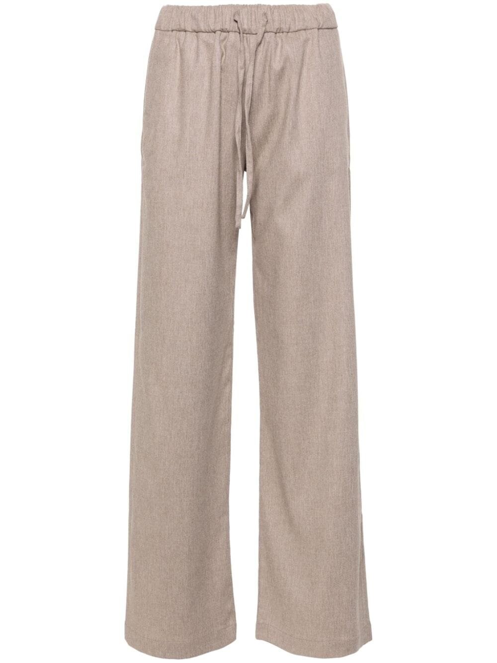 Fay Straight-leg Trousers In Beige