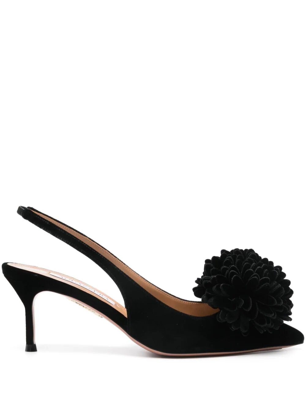 Shop Aquazzura Coutourier Sling 65 In Black
