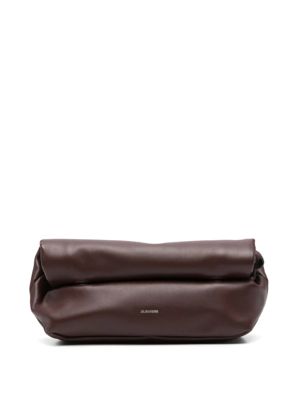 Jil Sander Roll Up Leather Up In Brown