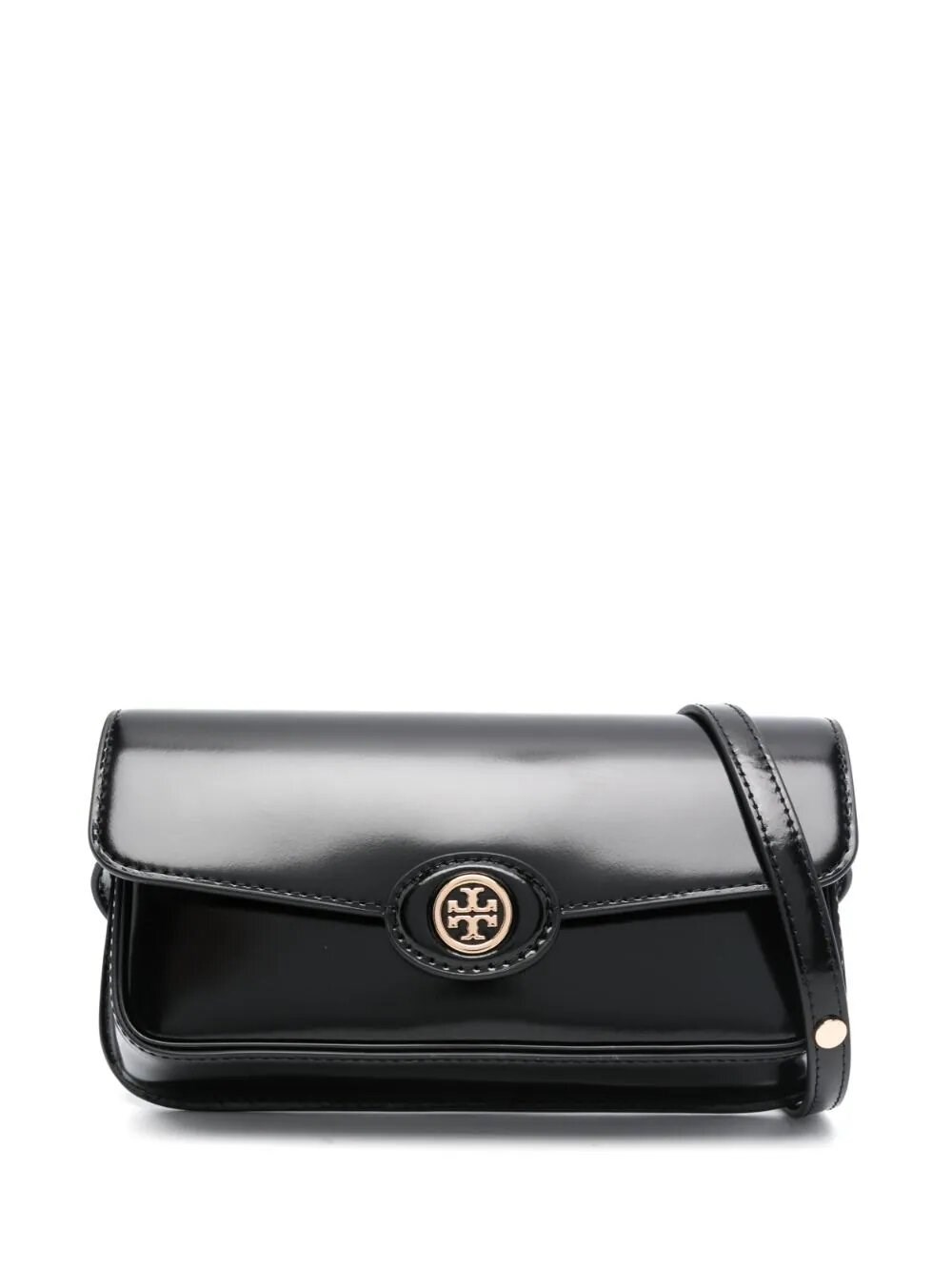 Tory Burch Robinson Shoulder Bag In Black