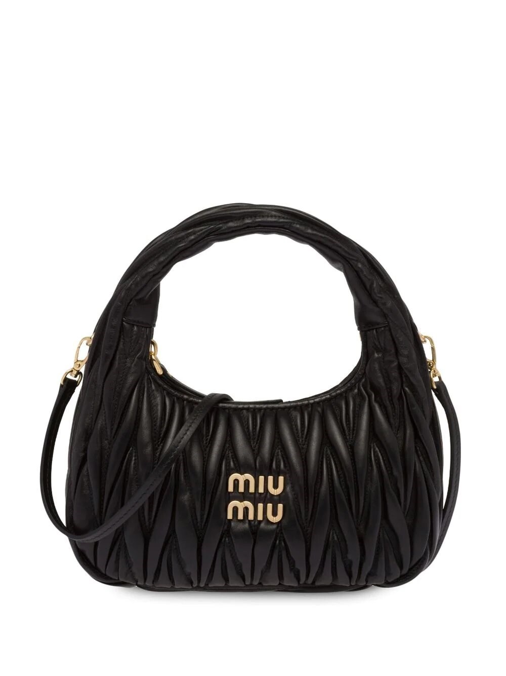 Shop Miu Miu Miu Wander In Black
