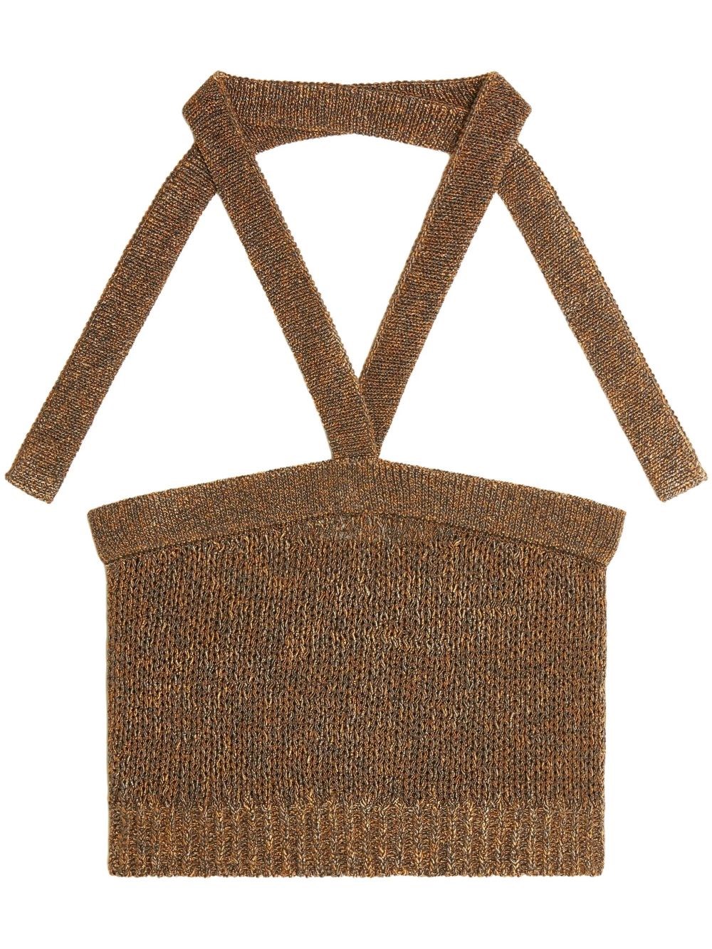 Alanui Shady Beach Top In Beige