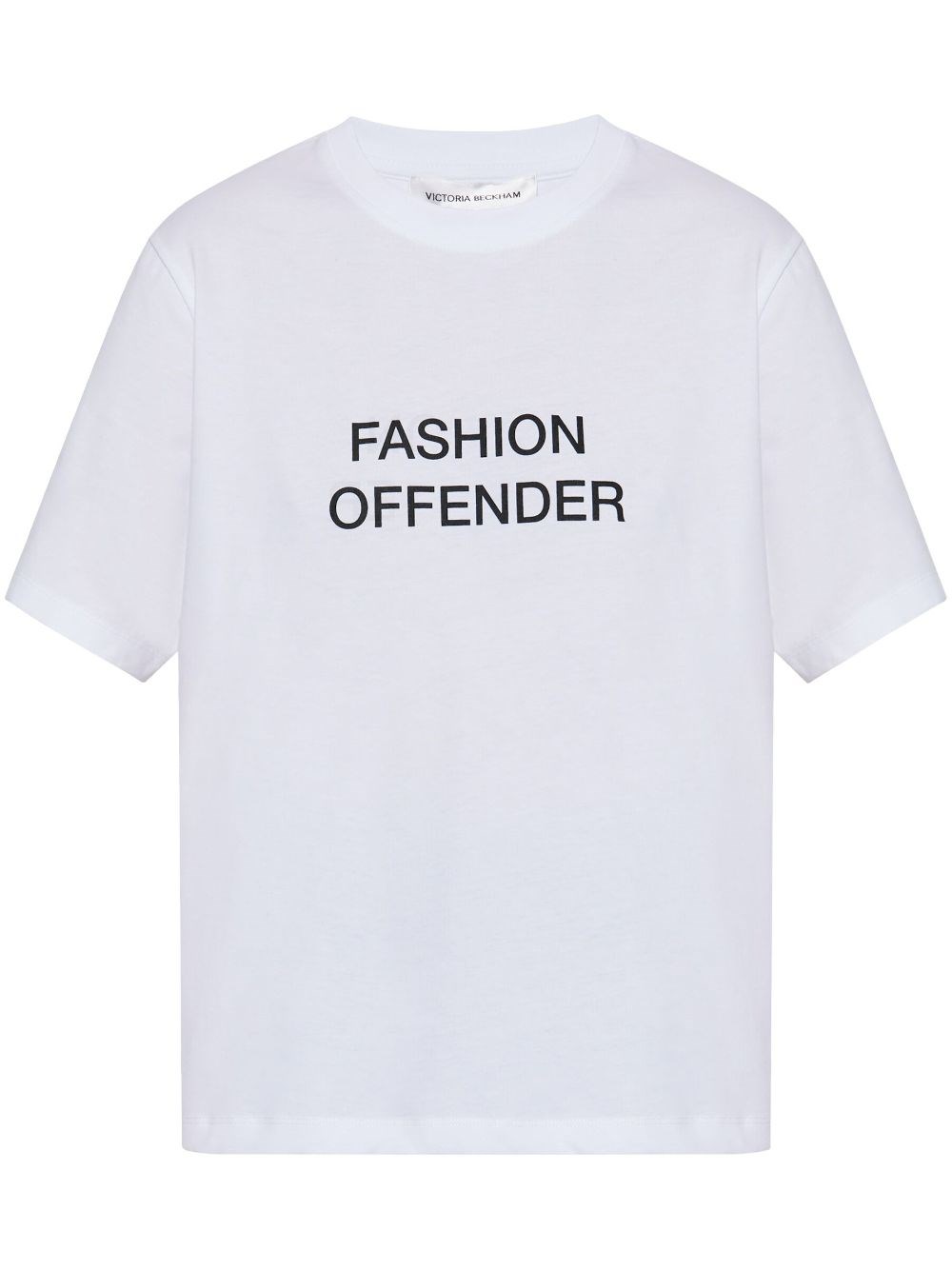 Shop Victoria Beckham Fashion Offender Tee In White