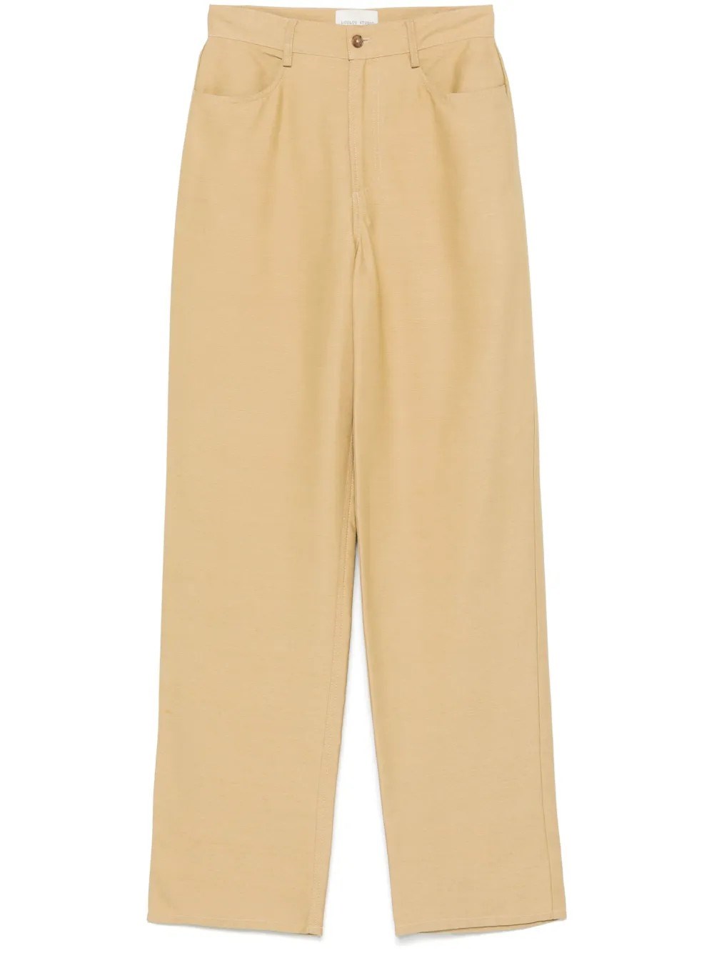 Loulou Studio Ardea Trousers In Gold